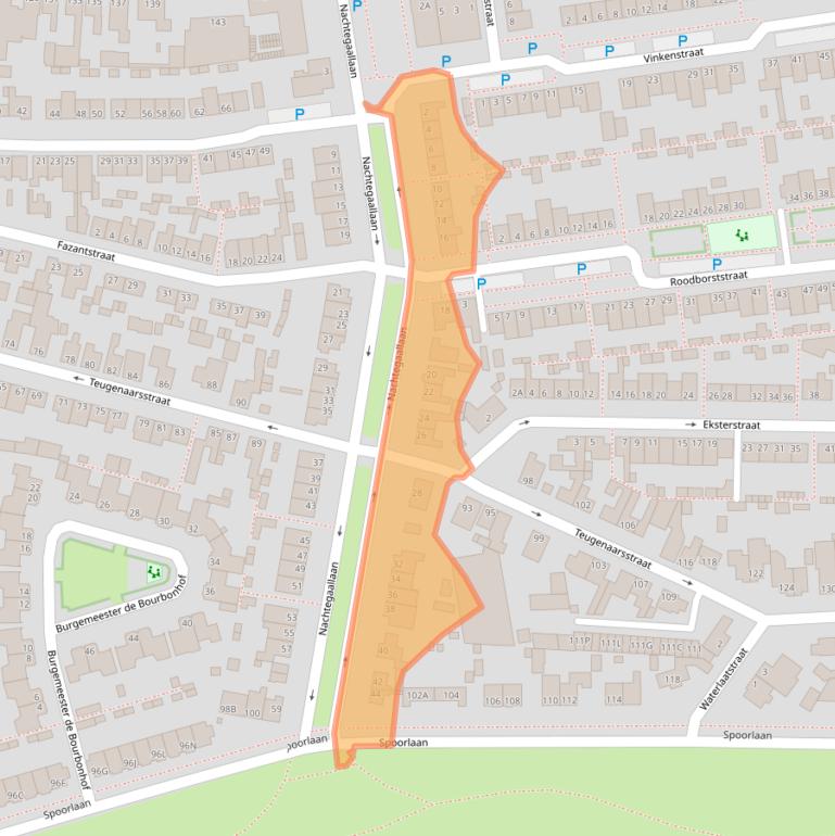 Kaart van postcodegebied 5348GP.