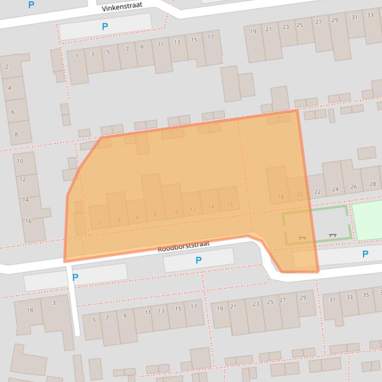 Kaart van postcodegebied 5348HC.