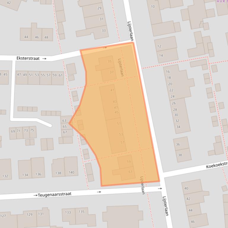 Kaart van postcodegebied 5348HK.