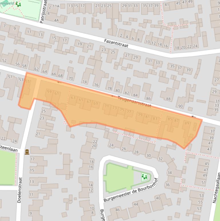 Kaart van postcodegebied 5348JB.