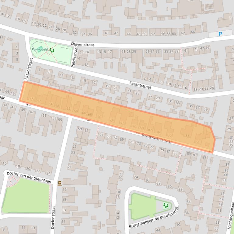 Kaart van postcodegebied 5348JE.