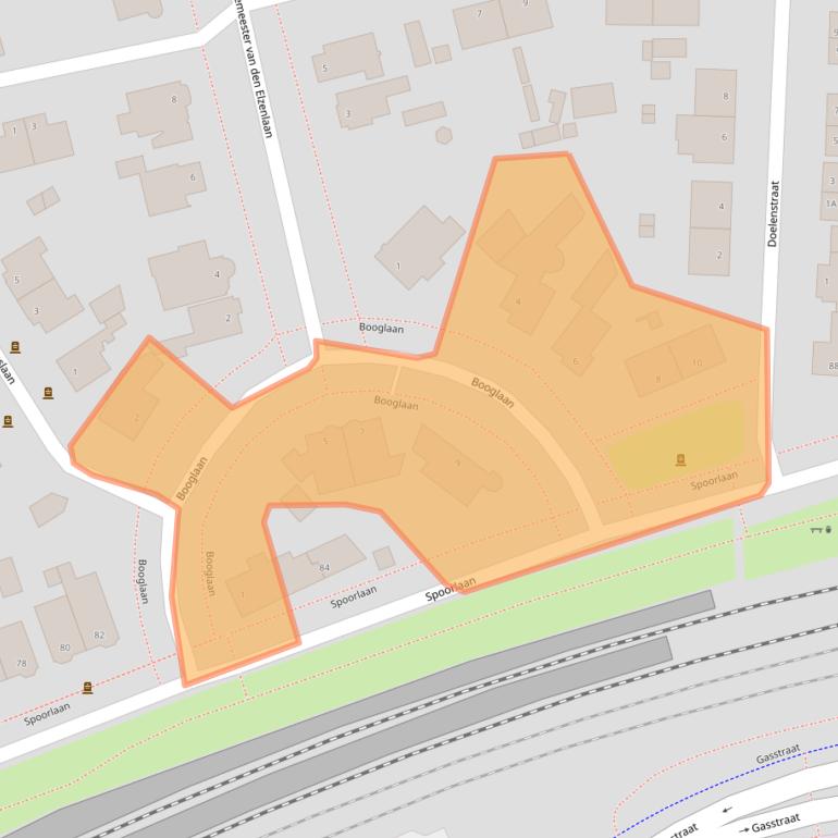 Kaart van postcodegebied 5348JJ.