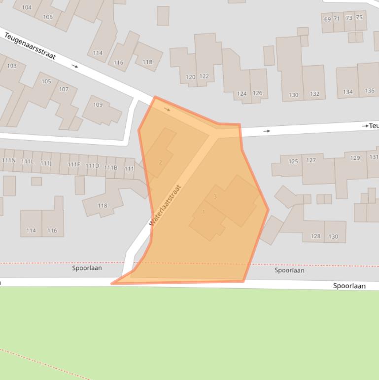 Kaart van postcodegebied 5348JS.