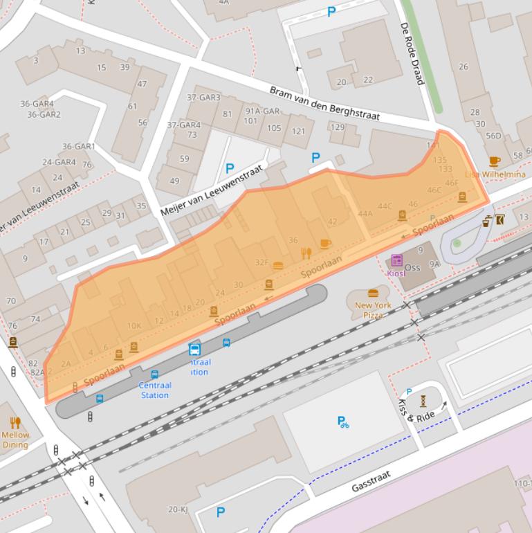 Kaart van postcodegebied 5348KB.