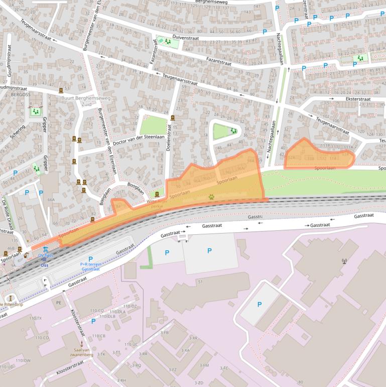 Kaart van postcodegebied 5348KD.