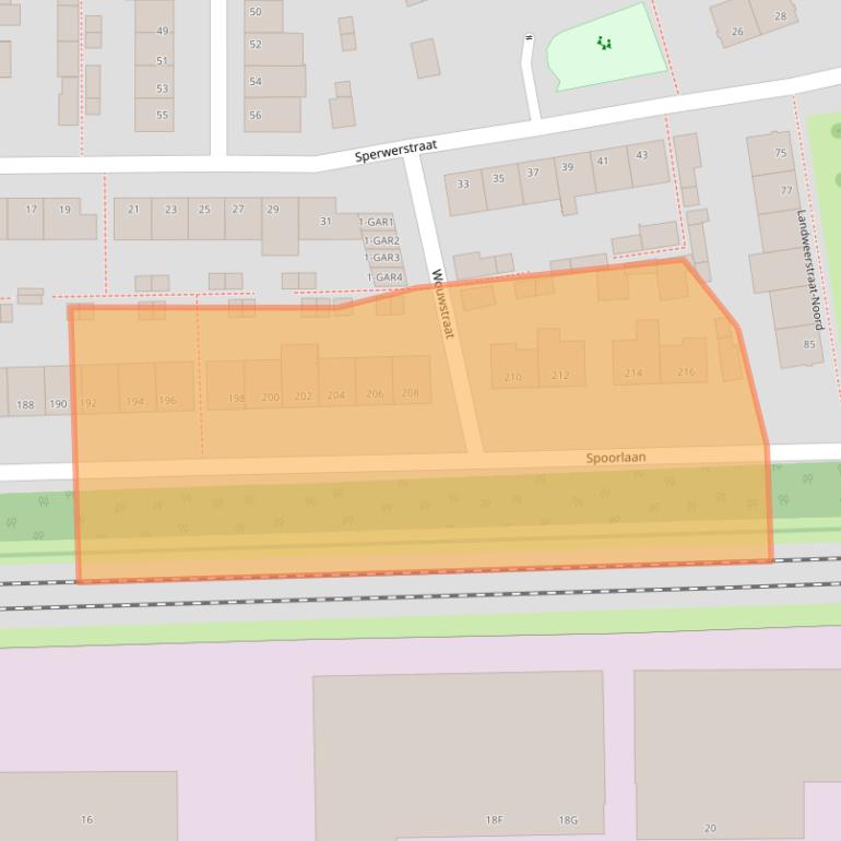 Kaart van postcodegebied 5348KH.