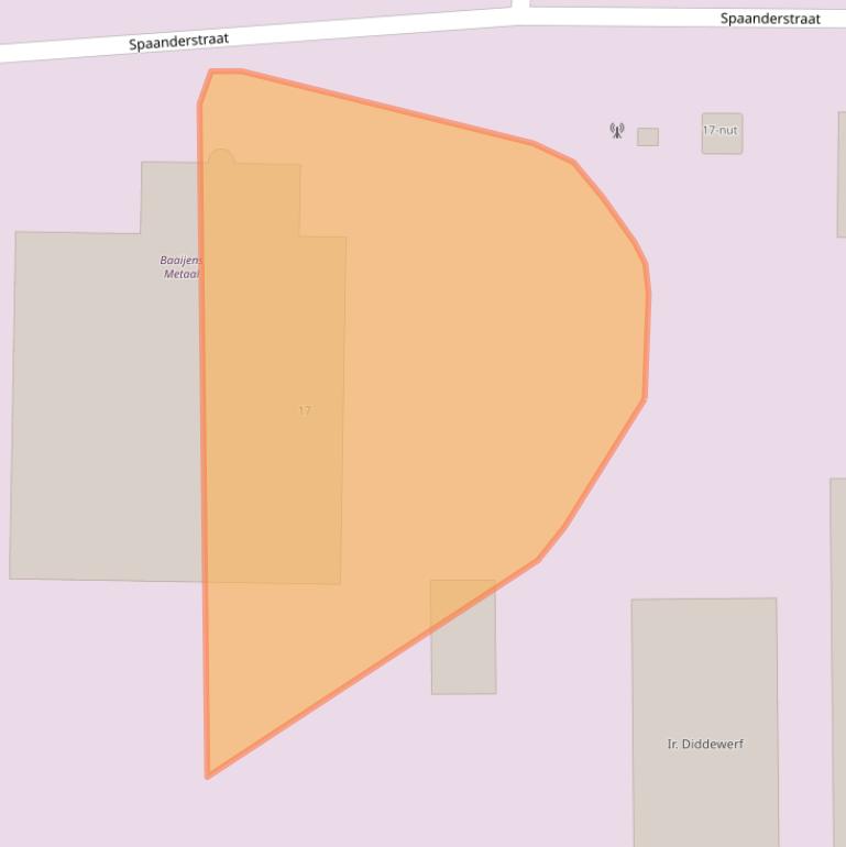 Kaart van postcodegebied 5348LH.