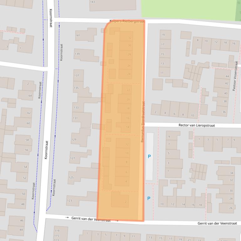 Kaart van postcodegebied 5348PD.