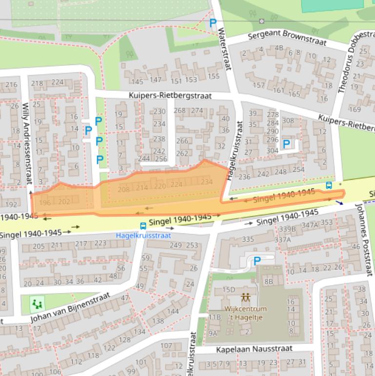 Kaart van postcodegebied 5348PT.