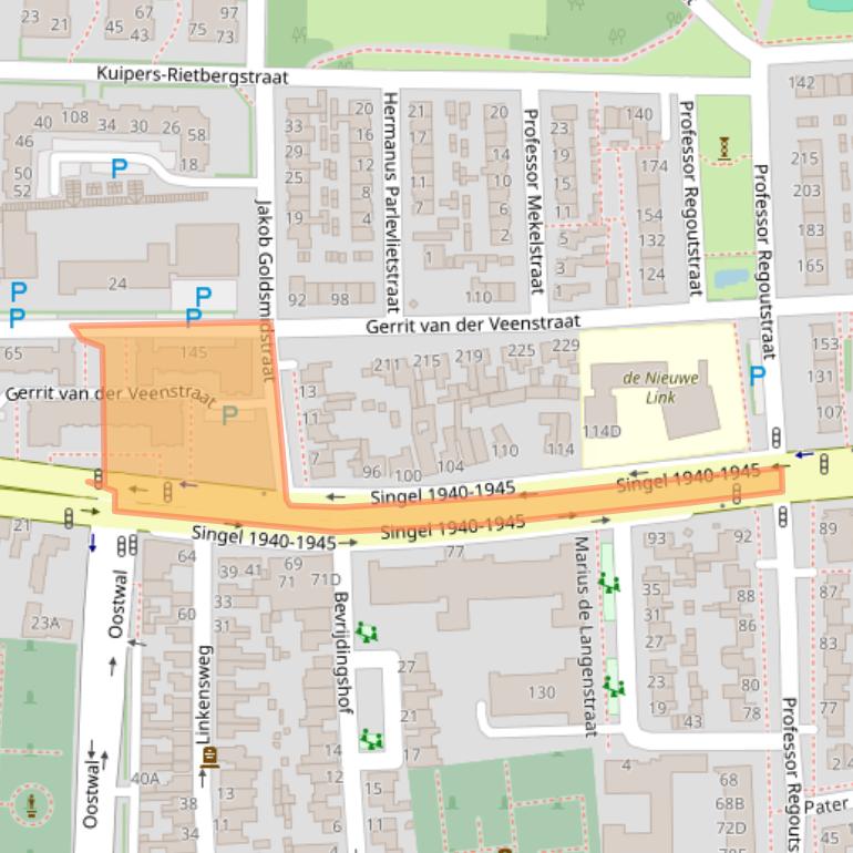 Kaart van postcodegebied 5348RC.