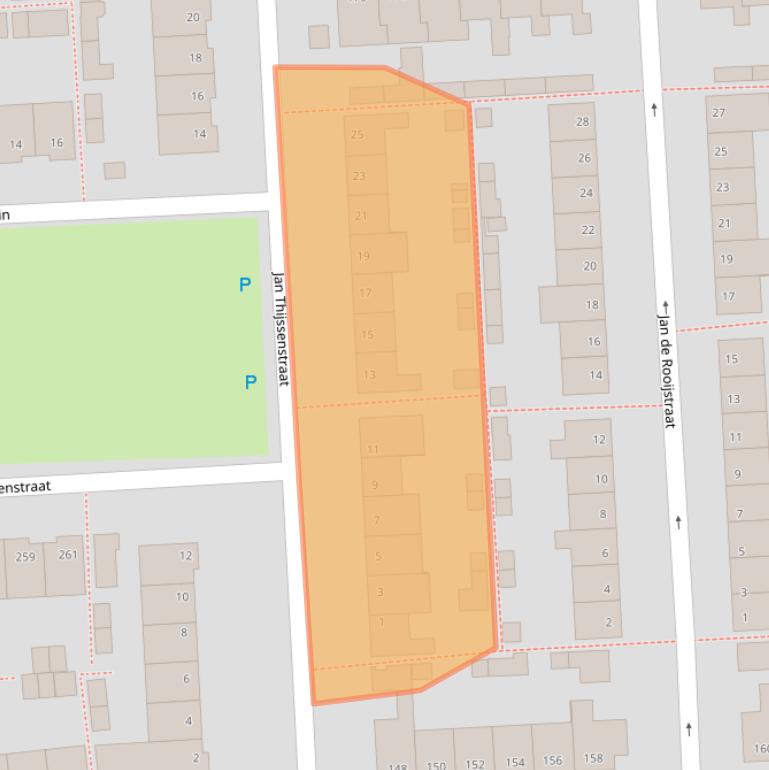 Kaart van postcodegebied 5348RM.