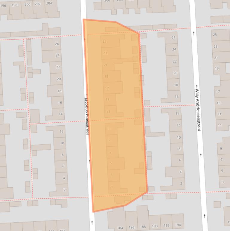 Kaart van postcodegebied 5348RV.