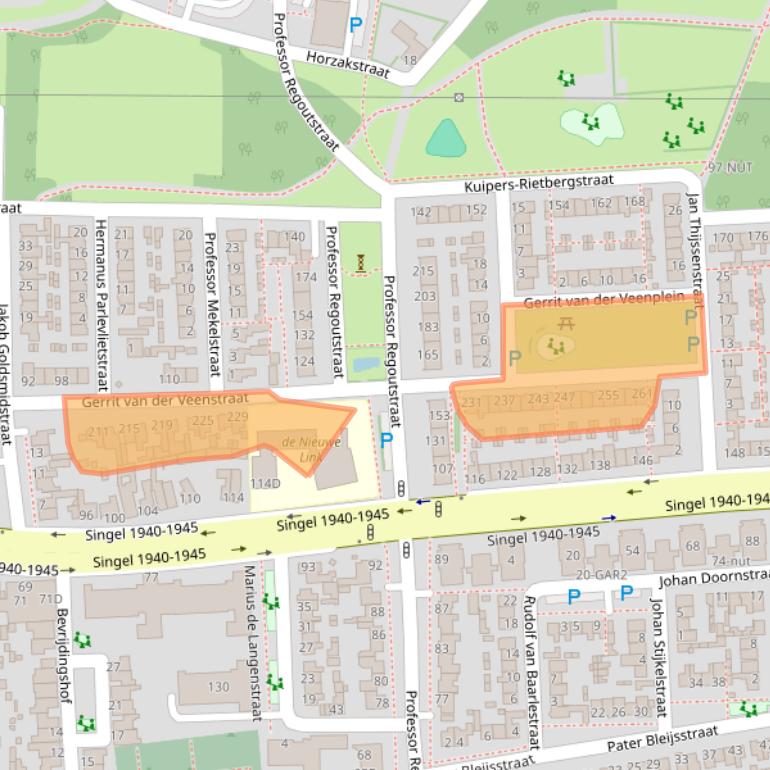 Kaart van postcodegebied 5348RZ.
