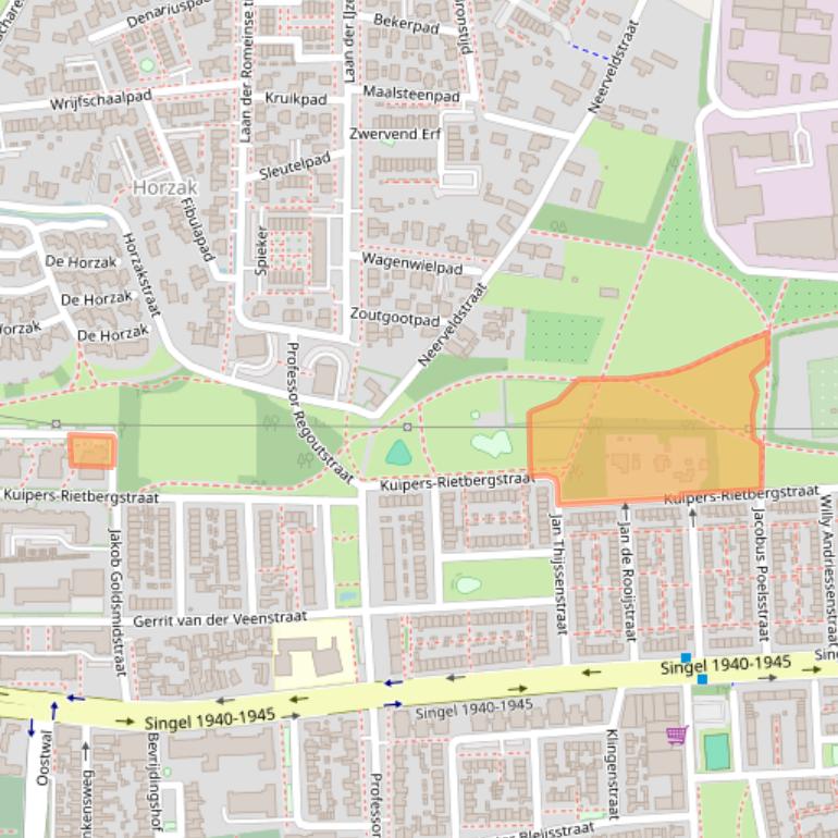 Kaart van postcodegebied 5348SG.