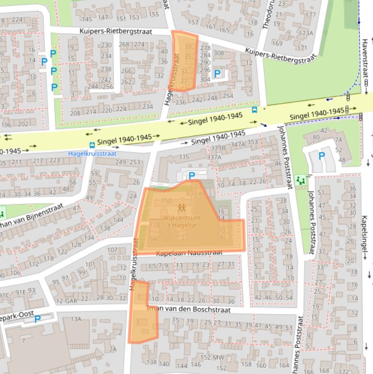 Kaart van postcodegebied 5348TB.