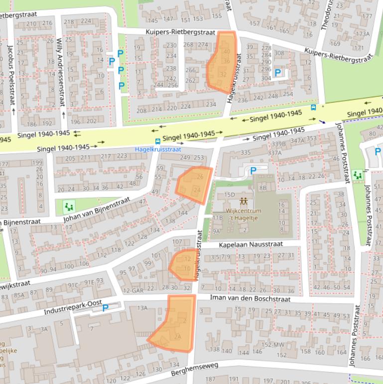 Kaart van postcodegebied 5348TC.