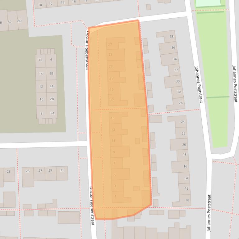 Kaart van postcodegebied 5348TJ.