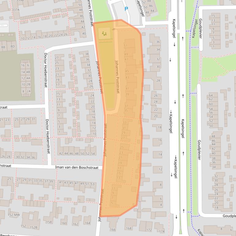 Kaart van postcodegebied 5348TL.