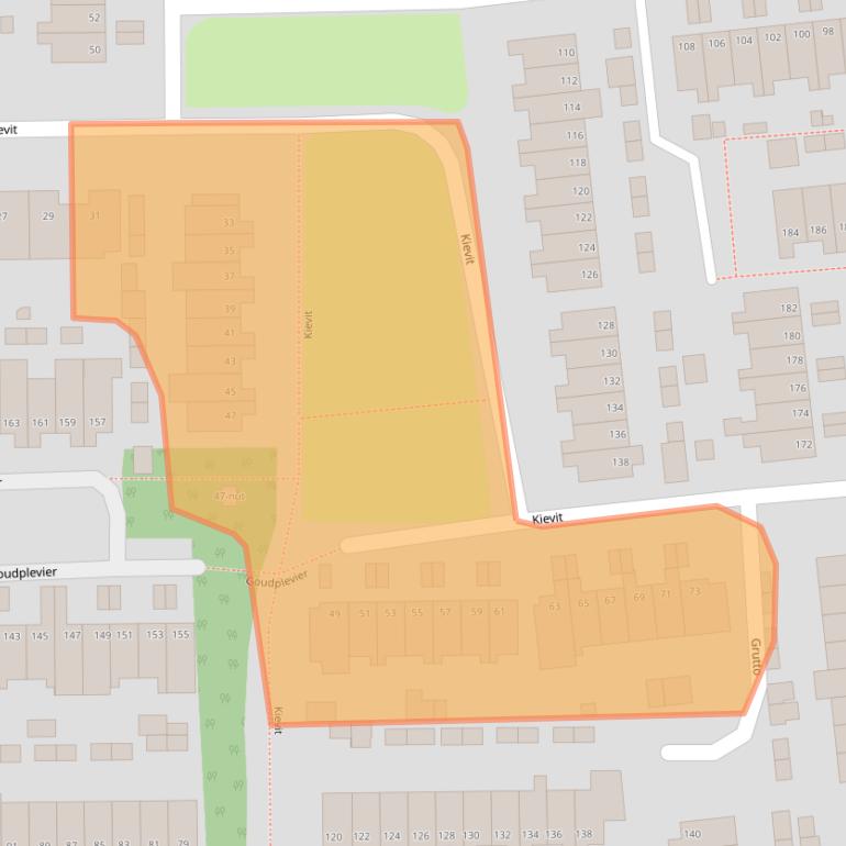 Kaart van postcodegebied 5348VK.