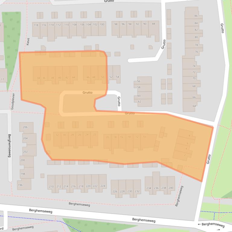 Kaart van postcodegebied 5348VL.