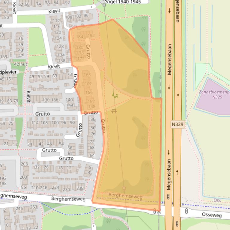 Kaart van postcodegebied 5348VP.
