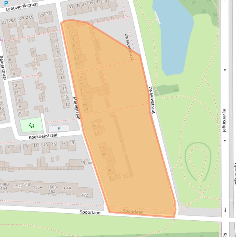 Kaart van postcodegebied 5348XE.