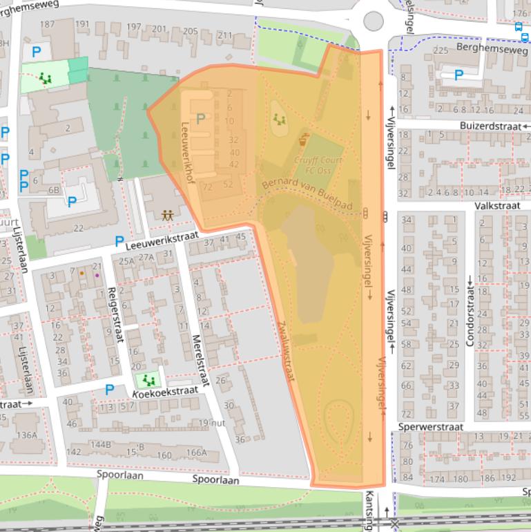 Kaart van postcodegebied 5348XM.