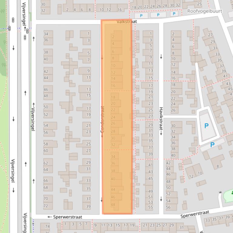 Kaart van postcodegebied 5348XT.