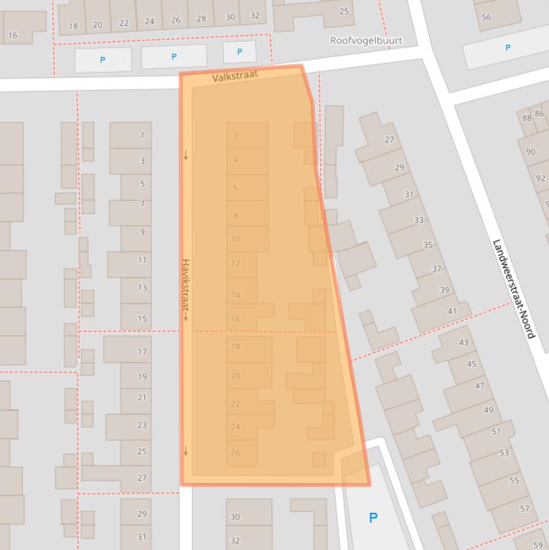 Kaart van postcodegebied 5348XX.