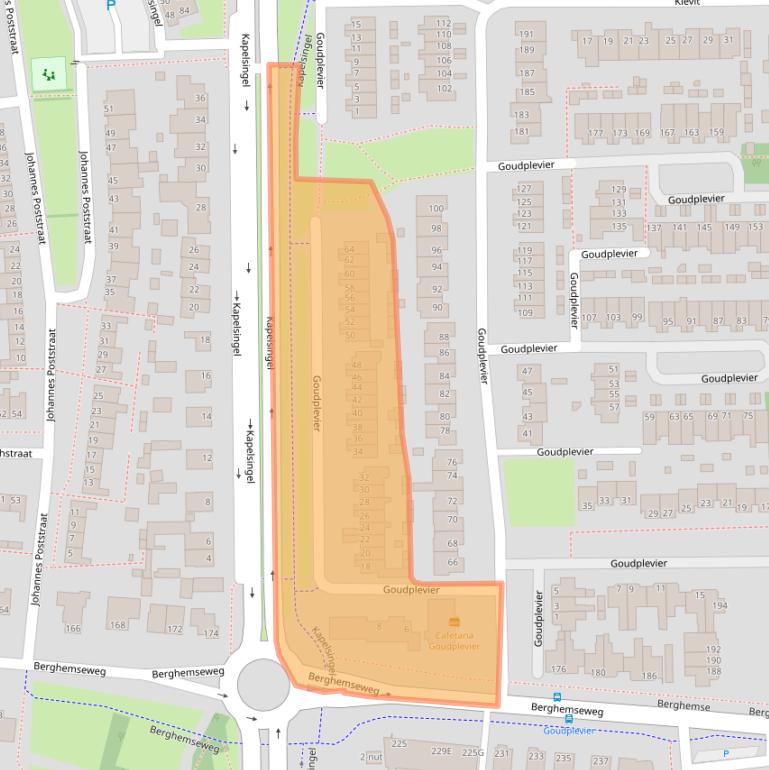 Kaart van postcodegebied 5348ZE.
