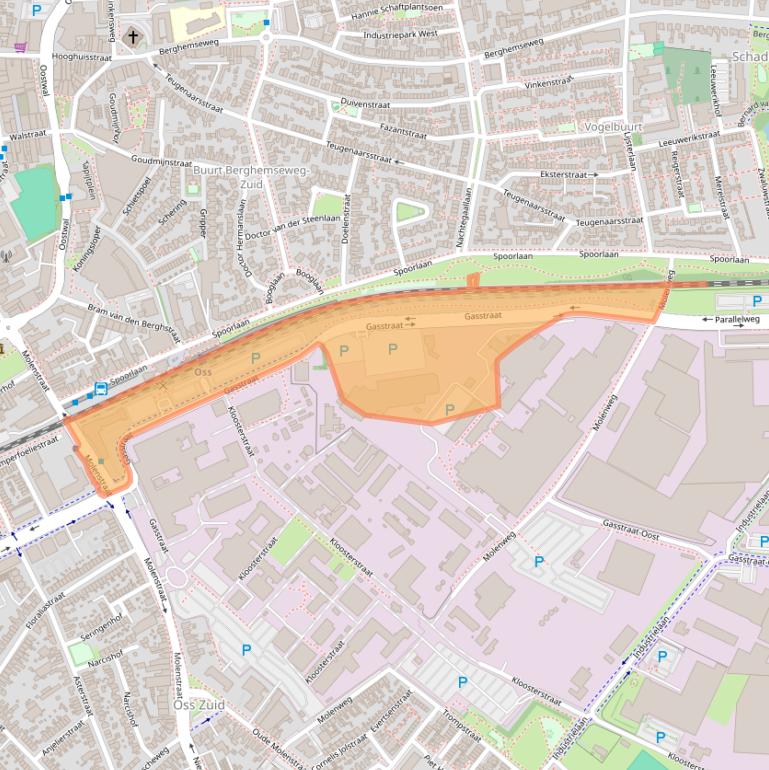 Kaart van postcodegebied 5349AA.