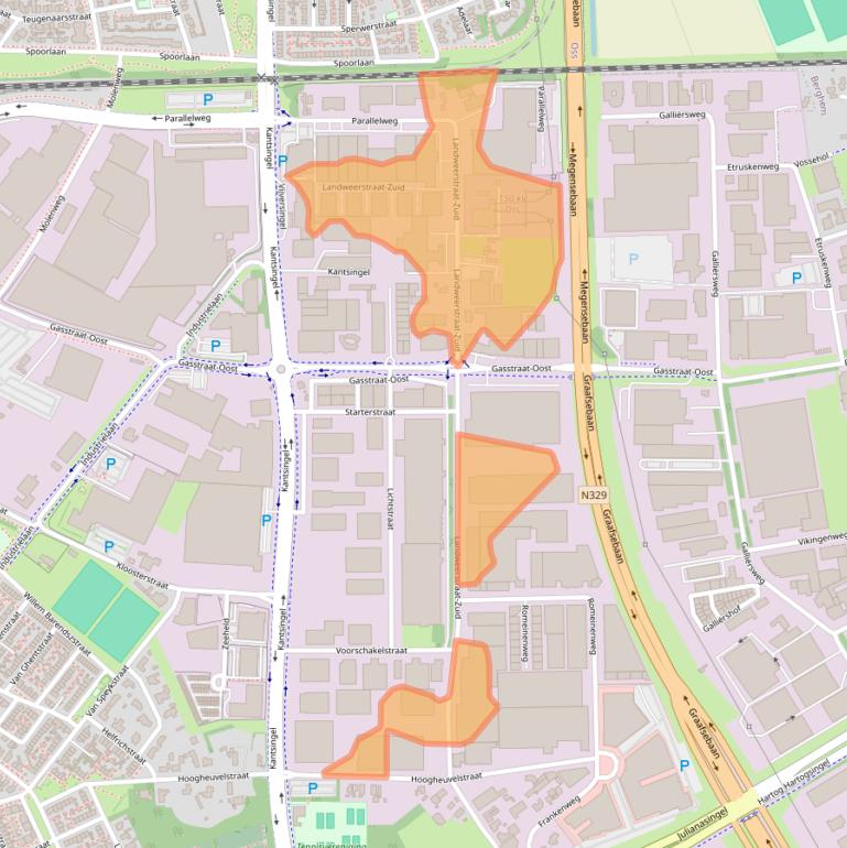 Kaart van postcodegebied 5349AK.