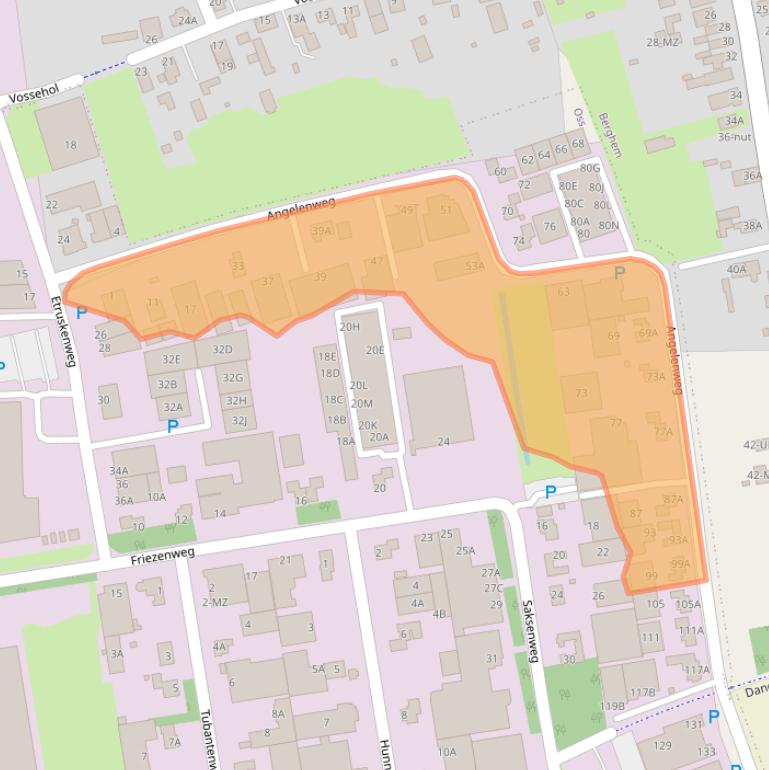 Kaart van postcodegebied 5349TA.