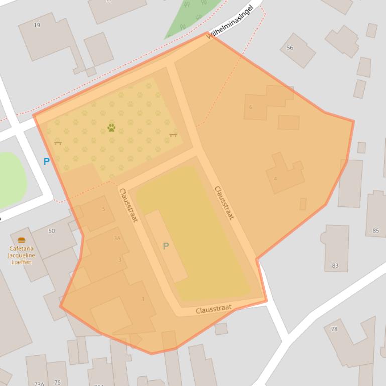 Kaart van postcodegebied 5351CJ.