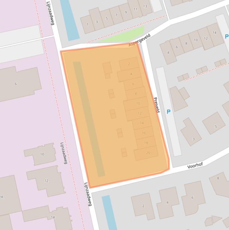 Kaart van postcodegebied 5351LM.