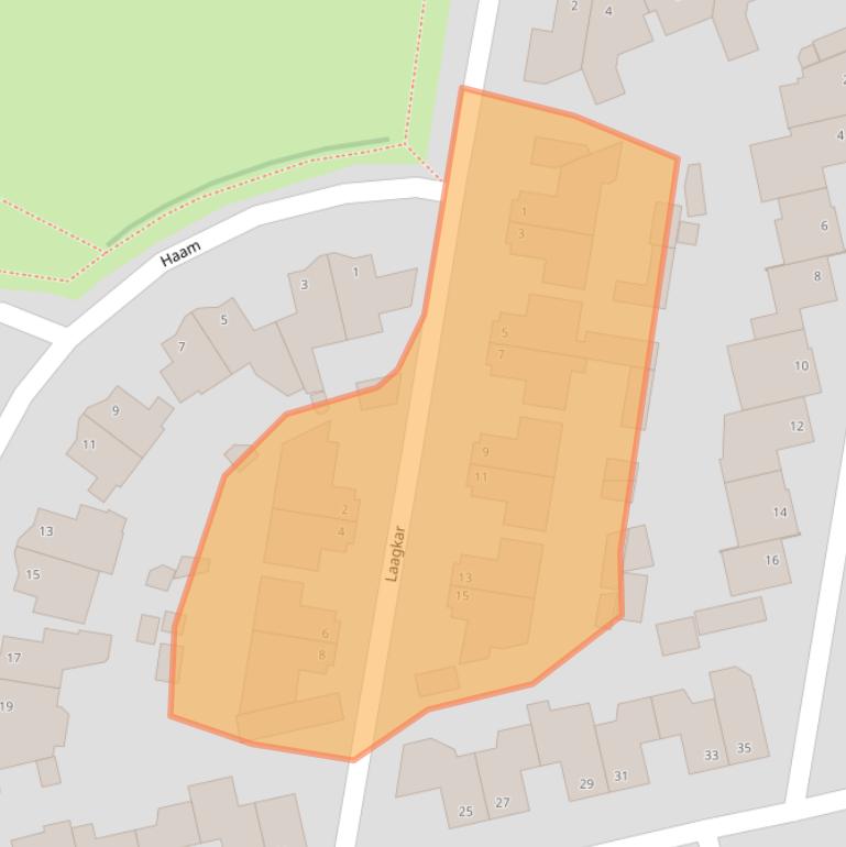 Kaart van postcodegebied 5351ST.