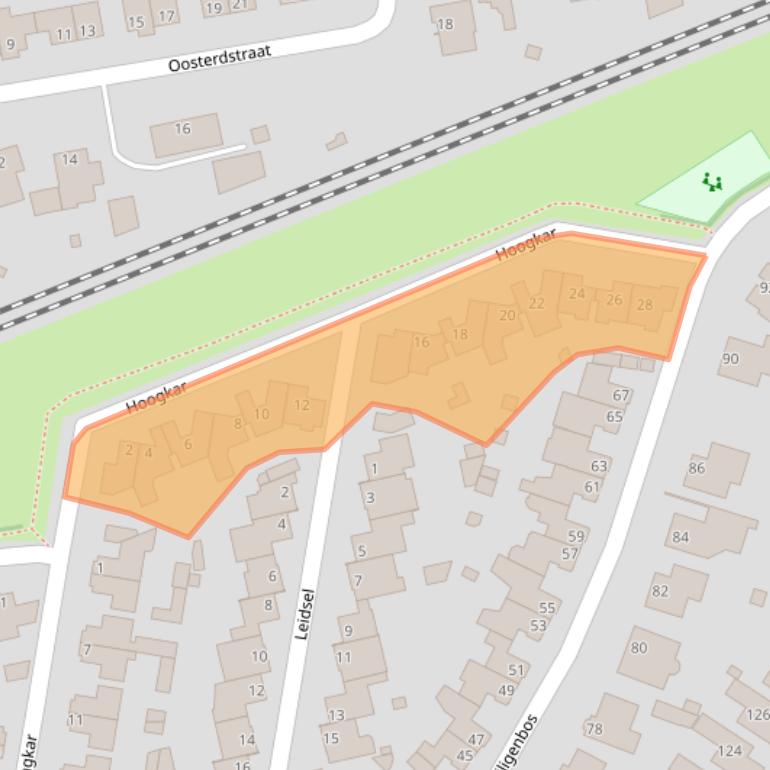 Kaart van postcodegebied 5351SV.