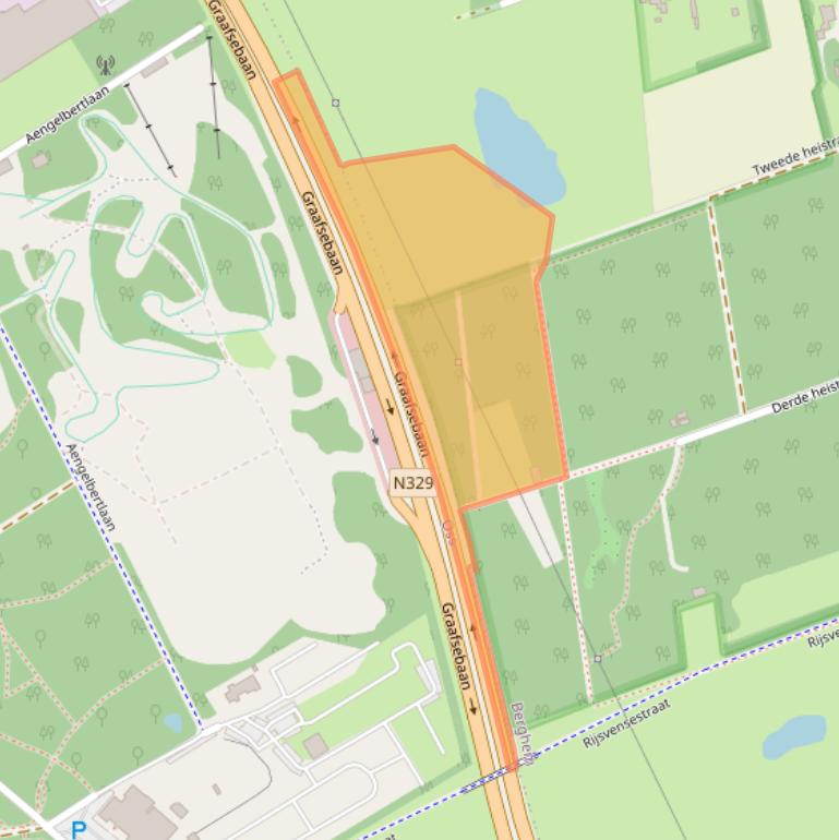 Kaart van postcodegebied 5351TX.