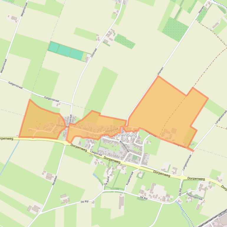 Kaart van postcodegebied 5352LC.