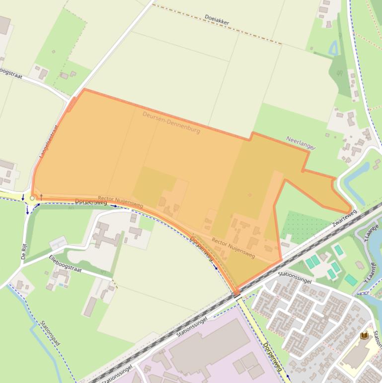 Kaart van postcodegebied 5352LR.