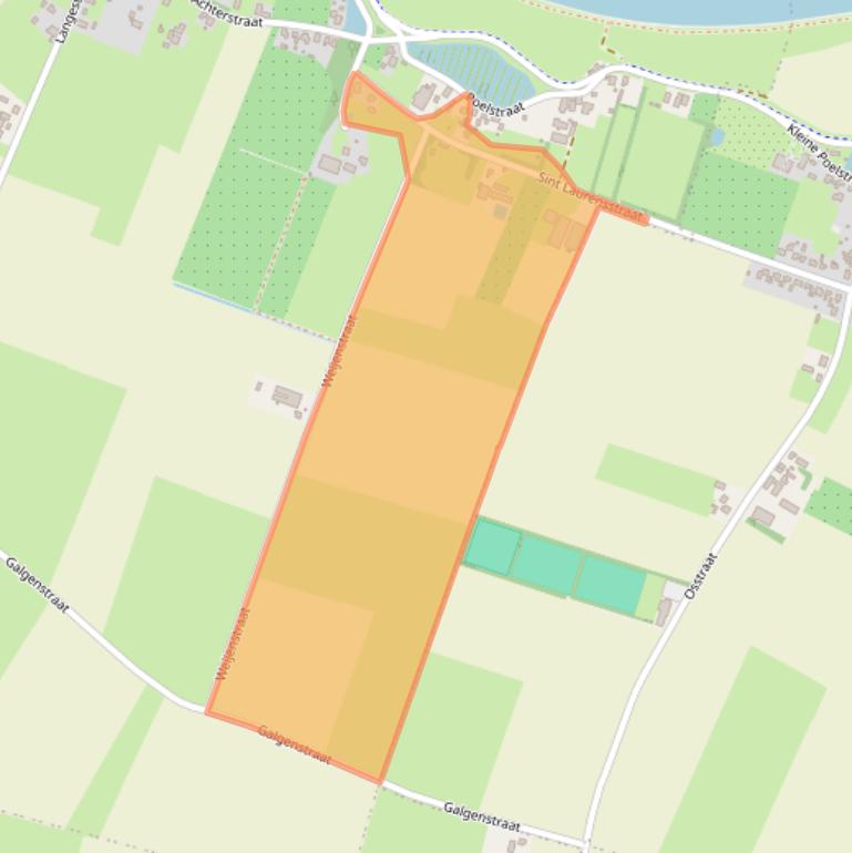 Kaart van postcodegebied 5353KK.