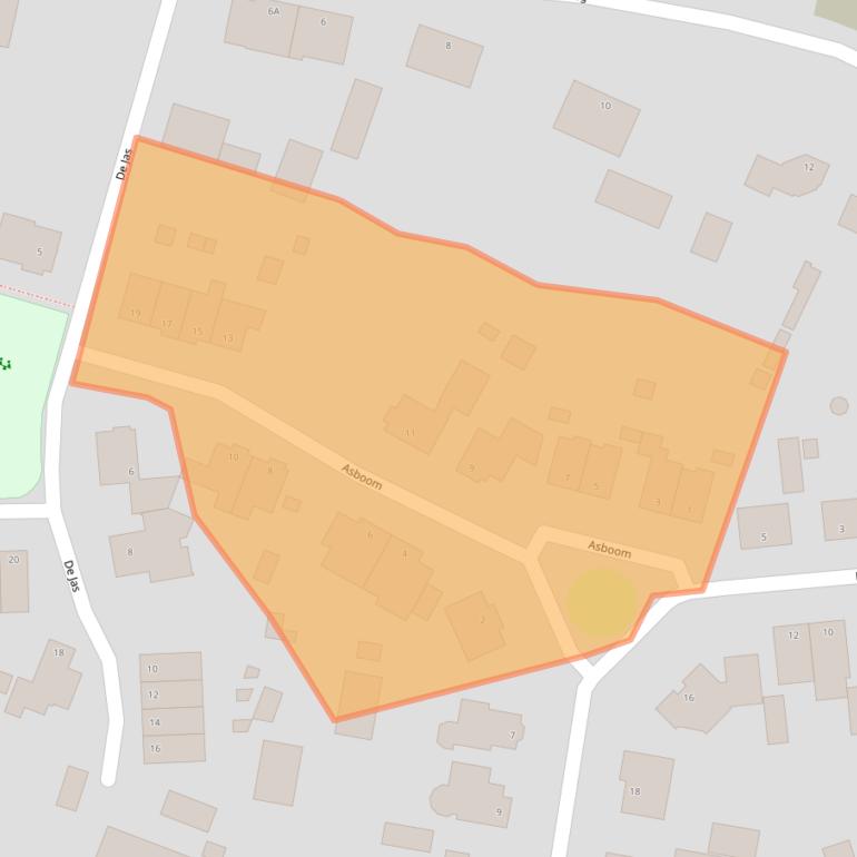 Kaart van postcodegebied 5357PL.