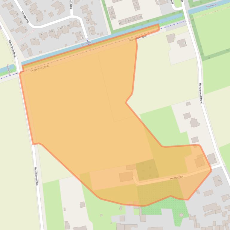 Kaart van postcodegebied 5358ND.