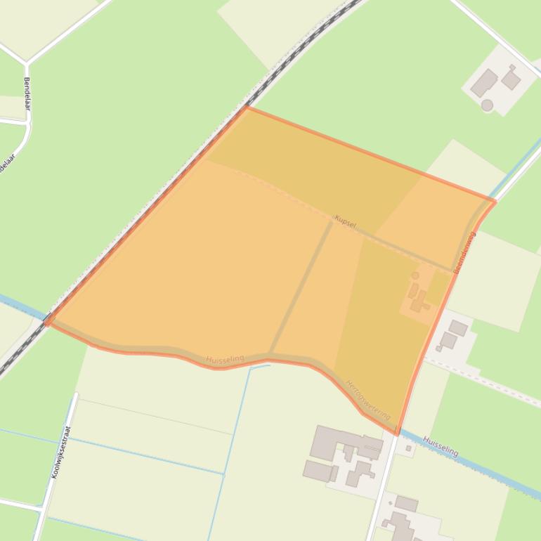 Kaart van postcodegebied 5358NG.