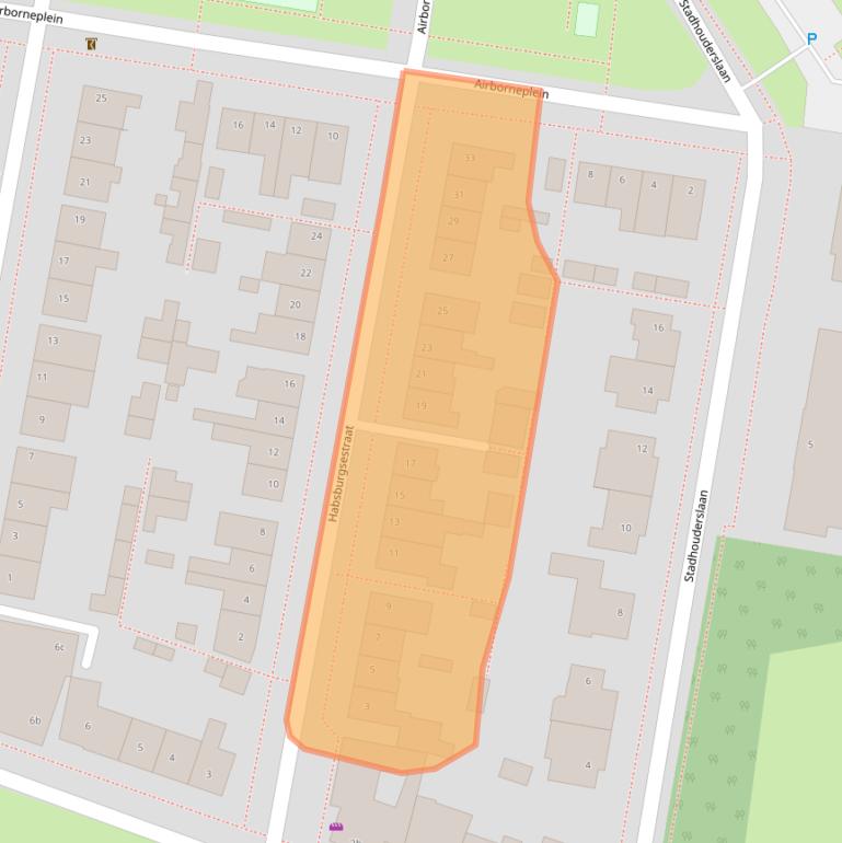 Kaart van postcodegebied 5361BR.