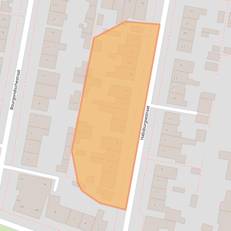Kaart van postcodegebied 5361BS.