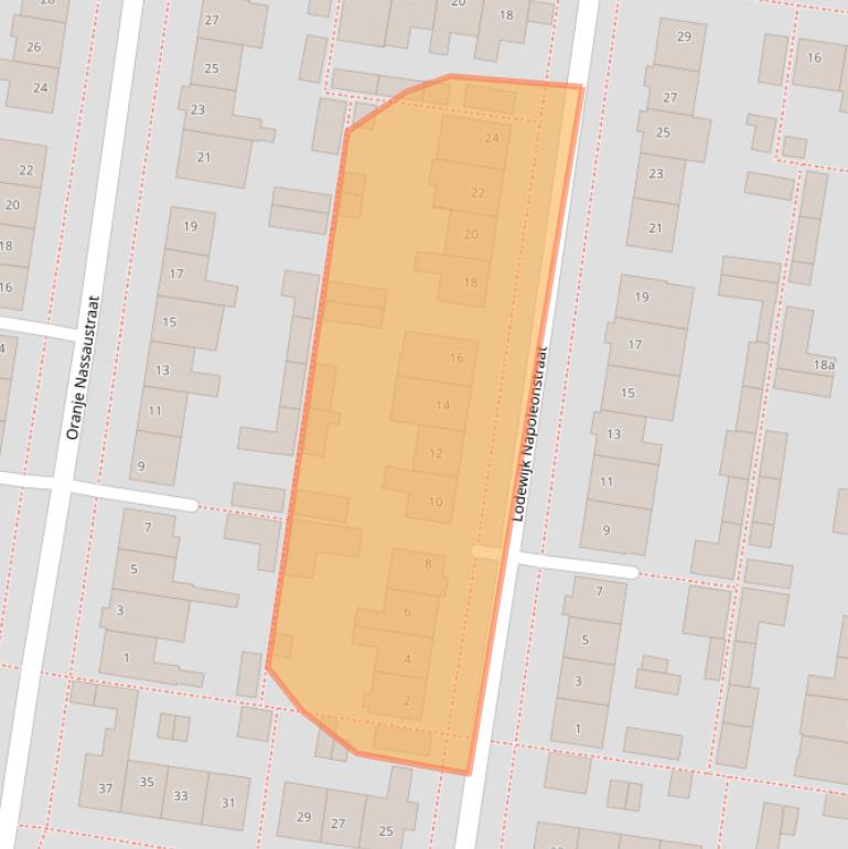 Kaart van postcodegebied 5361CE.