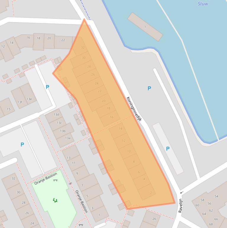 Kaart van postcodegebied 5361CW.