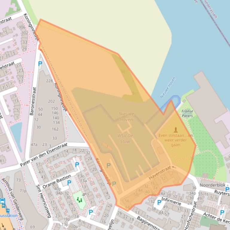 Kaart van postcodegebied 5361EK.