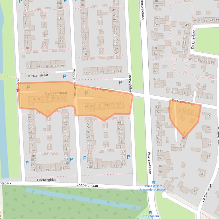 Kaart van postcodegebied 5361JM.